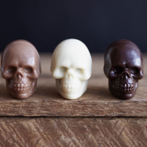 Halloween - Petit crâne de chocolat