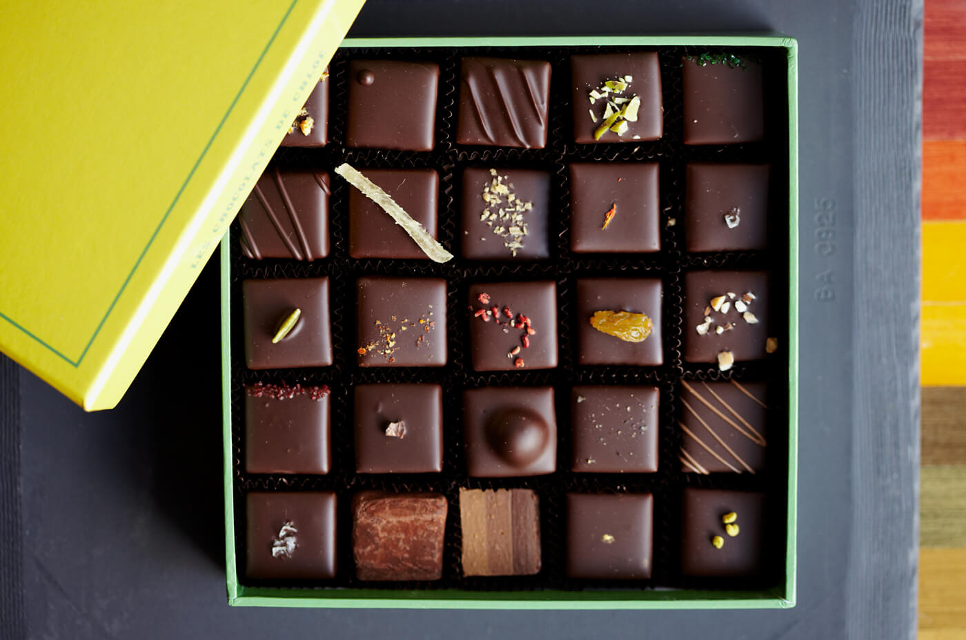 Boîte de 25 chocolats - Les chocolats de Chloé