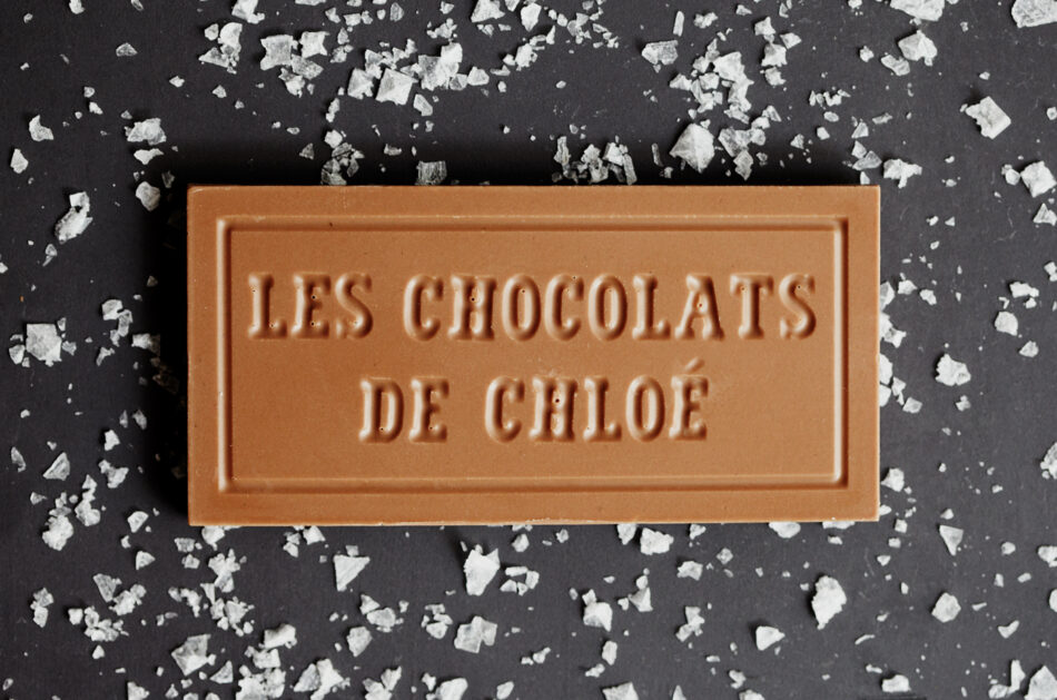 Chocolat au lait fleur de sel - Les chocolats de Chloé